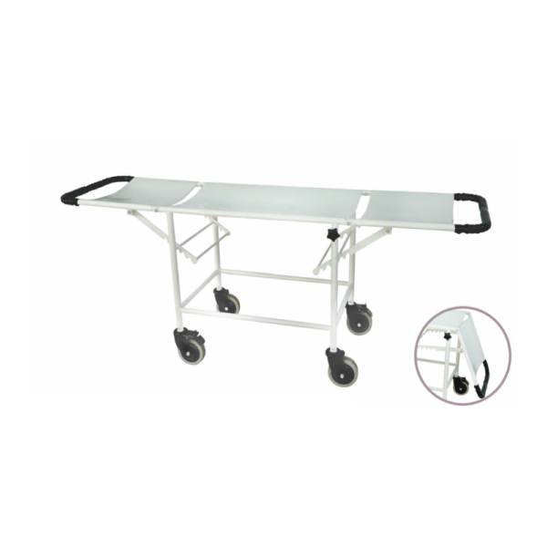 STRETCHER ON TROLLEY FOLDING